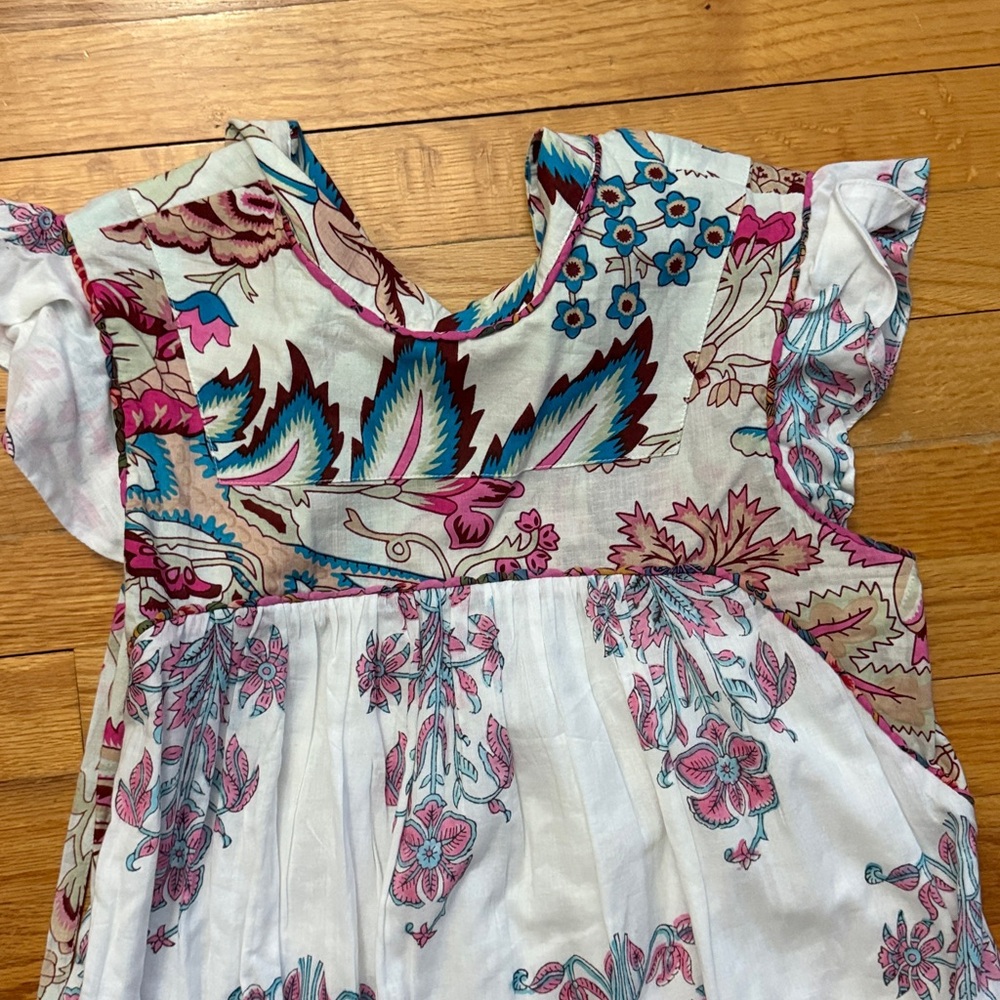 Alix of Bohemia Gia Contessa Dress | White Multi Print Maxi S - Picture 3 of 7